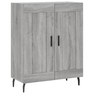 vidaXL Vidaxl - Aparador De Madera De Ingenier&iacute;a Gris Sonoma 69,5x34x90 Cm