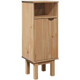 vidaXL Bathroom Cabinet OTTA 35x30x90 cm Solid Wood Pine vidaXL
