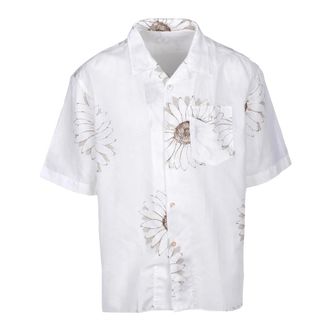 Eleventy Short Sleeve Shirts, male, White, Size: 2XL shirt