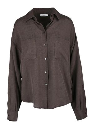 Ballantyne Silk Shirt - Brown