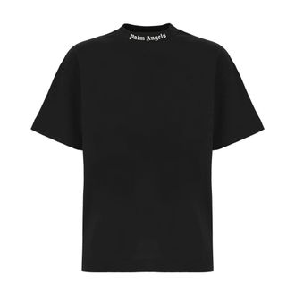 Palm Angels T-Shirts, male, Black, Size: 2XL Classic Logo Over T-Shirt