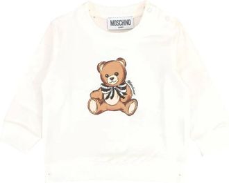 Moschino Neonata Sweatshirt - male - Moschino - Kids Sweatshirts - White - 3 Y - Kids