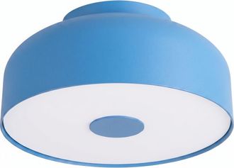 Sollux Lighting Plafone azul claro acero/pvc alt. 15 cm