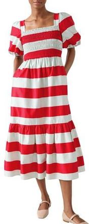 L.k. Bennett Ruby Bold Stripe Maxi Dress in Red Multi at Nordstrom Rack, Size 8 Us / 12 Uk