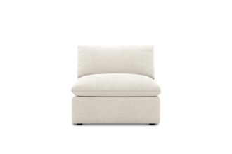 Castlery Customized Cream Performance Twill Armless Sofa | Dawson by Castlery, Beige, Furniture Sofas