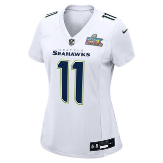 Nike Jaxon Smith-Njigba Seattle Seahawks Super Bowl LX Nike Womens NFL Game Fashion Jersey in White | 22NW10AF78-6LK