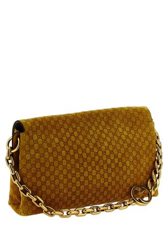 Gucci Womens Bicolor Calfskin Shoulder Bag