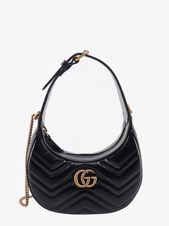 Gucci Borsa a spalla GG Marmont in pelle matelass&egrave; con logo GG in metallo - GUCCI - gender_Woman