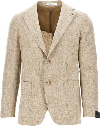 Tagliatore Moulin&eacute; virgin wool single-breasted jacket Man 48