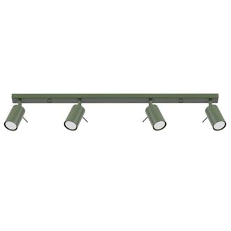 Sollux Lighting L&aacute;mpara de techo verde oliva acero alt. 81 cm