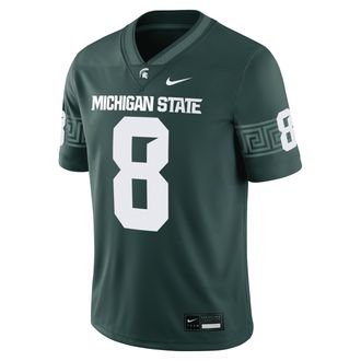 Nike Kirk Cousins Michigan State Spartans Mens Nike Mens Dri-FIT College Game Jersey in Green | NC2F08B4CPB-UED