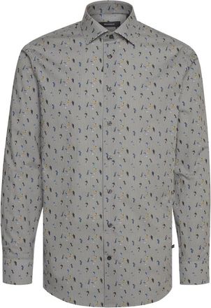 Matinique Stijlvol Overhemd - Heren - Casual Overhemden - Grijs - 4XL - Overhemden