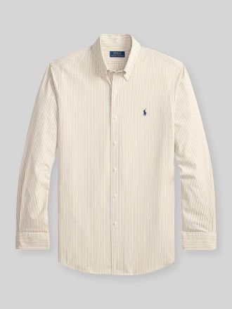Polo Ralph Lauren Slim Fit Freizeithemd aus Baumwoll-Mix in Beige, Gr&ouml;&szlig;e XXL
