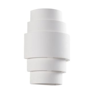 Lindby Lindby L&aacute;mpara De Pared marit En Blanco Cer&aacute;mica, Arcilla, Yeso