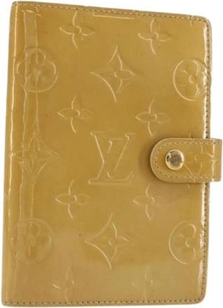 Louis Vuitton Pre-owned Day Planner Cover - Dames - Vintage Accessoires - Beige - ONE Size - Leer - Vintage