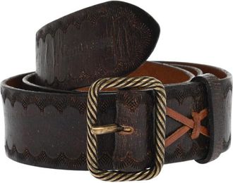 Dsquared2 Brown Embellished Casual Belt