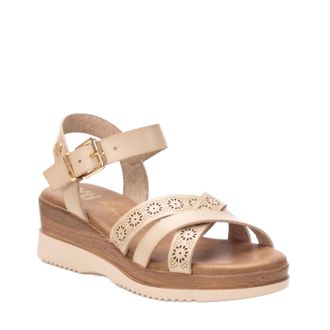 Xti Womens Wedge Sandals In Ice