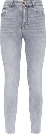 Philipp Plein Denim Skinny Trouser Skull - Dames - Skinny Jeans - Blauw - W28 - Denim - Jeans