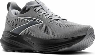 Brooks Mens Glycerin Gts 22 Running Shoes In Gray/ebony/bluewash