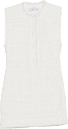 Iro Witte Mini Jurk - Dames - Korte kleedjes - Wit - M - Kleedjes