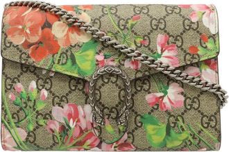 Gucci Pre-owned Gucci GG Supreme Blooms Dionysus Wallet on Chain Ladies KN7U0QMMHYLMK652