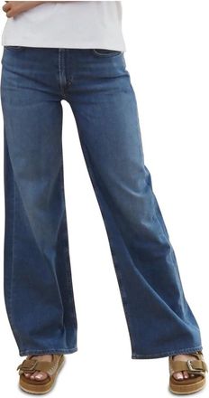 Citizens Of Humanity Lyra Lange Wijde Jeans - Dames - Loose Fit Jeans - Blauw - W29 - Katoen - Jeans
