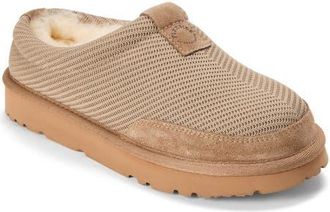 Dearfoams Fireside Greta Sport Knit Twill Water Repellent Clog in Driftwood at Nordstrom, Size 11