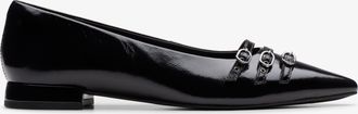 Clarks Sensa15 Strap Black Pat Schoenen