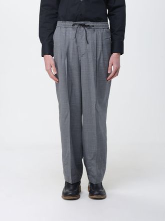 Pantaloni Torino Pantaloni con coulisse PT Torino in misto cotone e lino