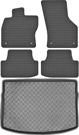 OEM Juego De Alfombrillas De Goma Para Coche Y Maletero Para Volkswagen Golf Vii Hatchback (2012-2020)