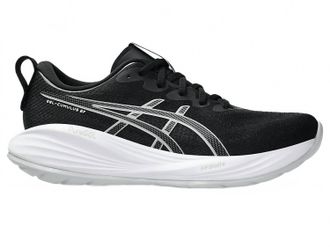 Asics Womens Cumulus 27 Running Shoes In Black/concrete