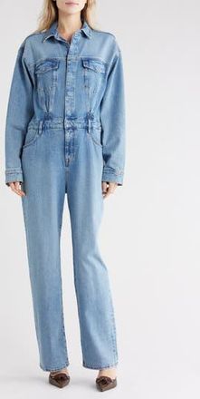 Good American Denim Oversized Jumpsuit in Indigo599 at Nordstrom Rack, Size Xx-Small/x-Small