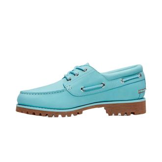Timberland Schoenen, Heren, Blauw, 44 EU, Leer, 3-Eye Classic Lug Boat Shoe
