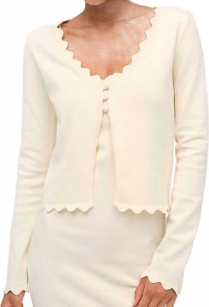 For Love & Lemons Sisi Cardigan In Cream