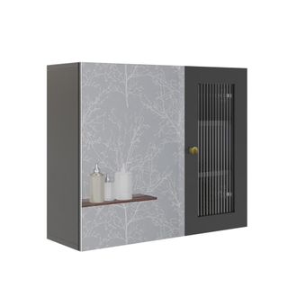 Vicco Malte, Gris, 60 X 50 Cm Con Espejo Vicco