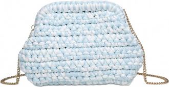Moda Luxe Raya Clutch In Ice Blue