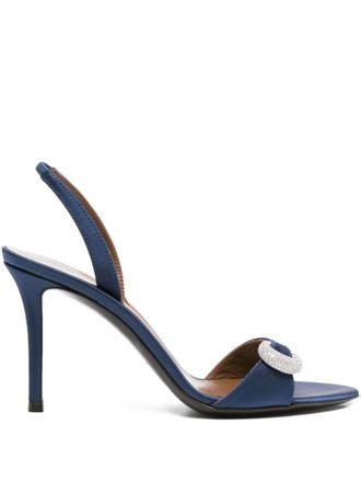 Giuseppe Zanotti Clandestino Satin Heel Sandals