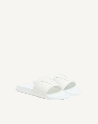 Valentino Garavani Sandalo Slide Coolside In Gomma Uomo BIANCO 42