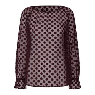 Masai C&aacute;rdigan de Cachemira con Ribetes en Contraste - Blouses & Shirts - Mujer - P&uacute;rpura - M