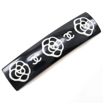 Chanel Pre-owned Accessories, female, Black, Size: ONE SIZE Pre-owned Plastic hair-accessories