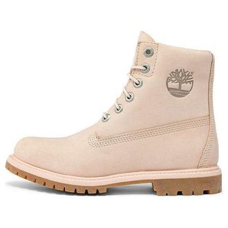 Timberland (WMNS) Timberland Paninara Collarless 6 Inch Waterproof Boots Light Pink Nubuck A2KQM662