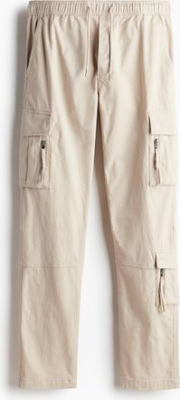 H&M Cargohose in Slim Fit - Beige