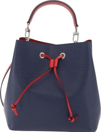 Louis Vuitton Neonoe Epi Leather Navy Leather Handbag (Pre-Owned)