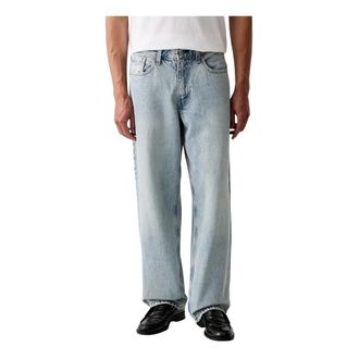 Levi's Heren, Jeans, Blauw, Maat: W32 L34 Katoen