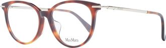 Max Mara Bruine Dames Optische Monturen Ronde Stijl - Dames - Brillen - Bruin - ONE Size - Accessoires