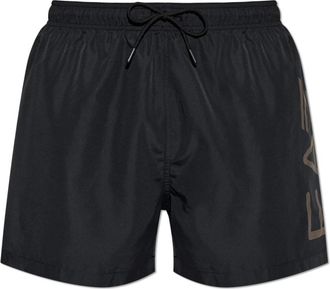 Emporio Armani Emporio Armani Ea7, Uomo, Costumi da bagno, Nero, S, new