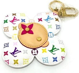 Louis Vuitton Pre-owned Canvas Keyring - Dames - Vintage Accessoires - Veelkleurig - ONE Size - Vintage