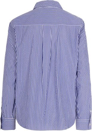 P.A.R.O.S.H. Womens Shirt Riga Strass Bluette Print Cotton