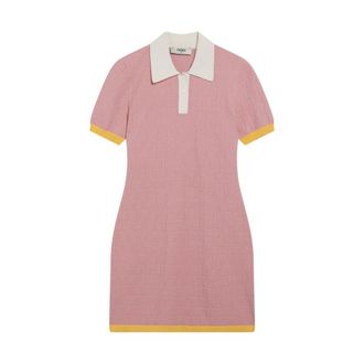Fendi Vestido Color Block - Dresses - Mujer - Rosa - S