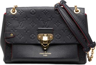 Louis Vuitton Pre-owned Womens Monogram Empreinte Vavin Pm - Black Leather - One Size